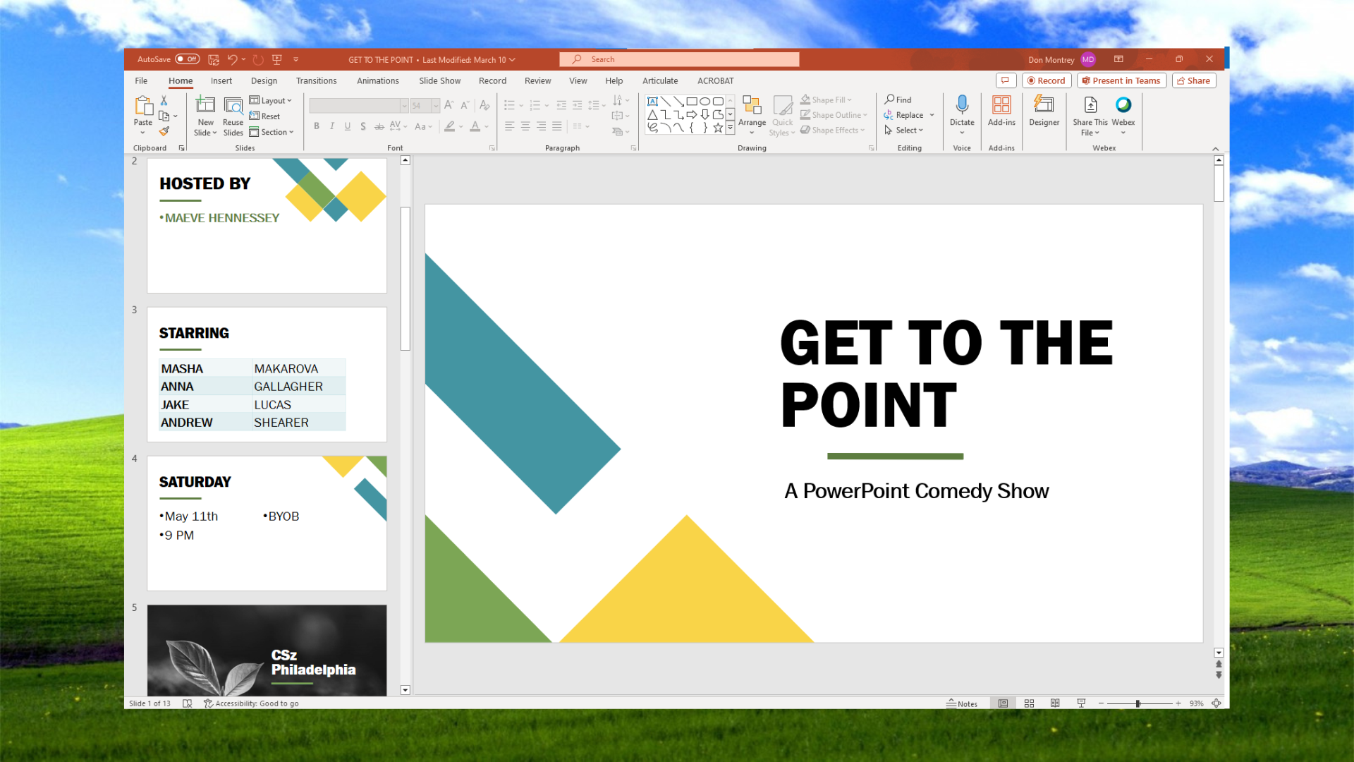Get To The Point — CSz Philadelphia